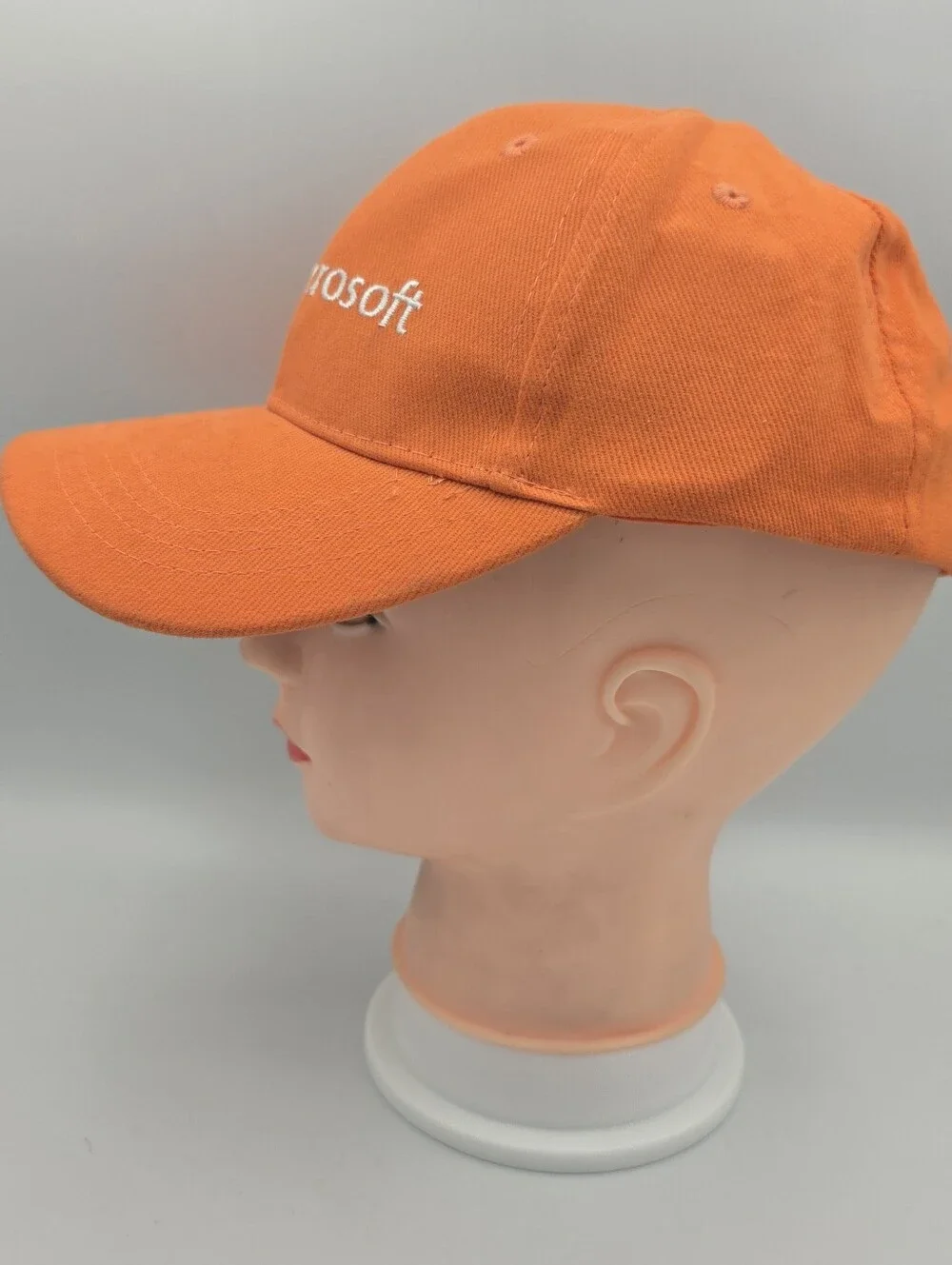 Kids Microsoft Coder Orange Adjustable Cotton Hat 54cm